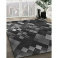 thumbnail image 3 of Ahgly Company Machine Washable Indoor Rectangle Transitional Charcoal Black Area Rugs, 2' x 5', 3 of 7