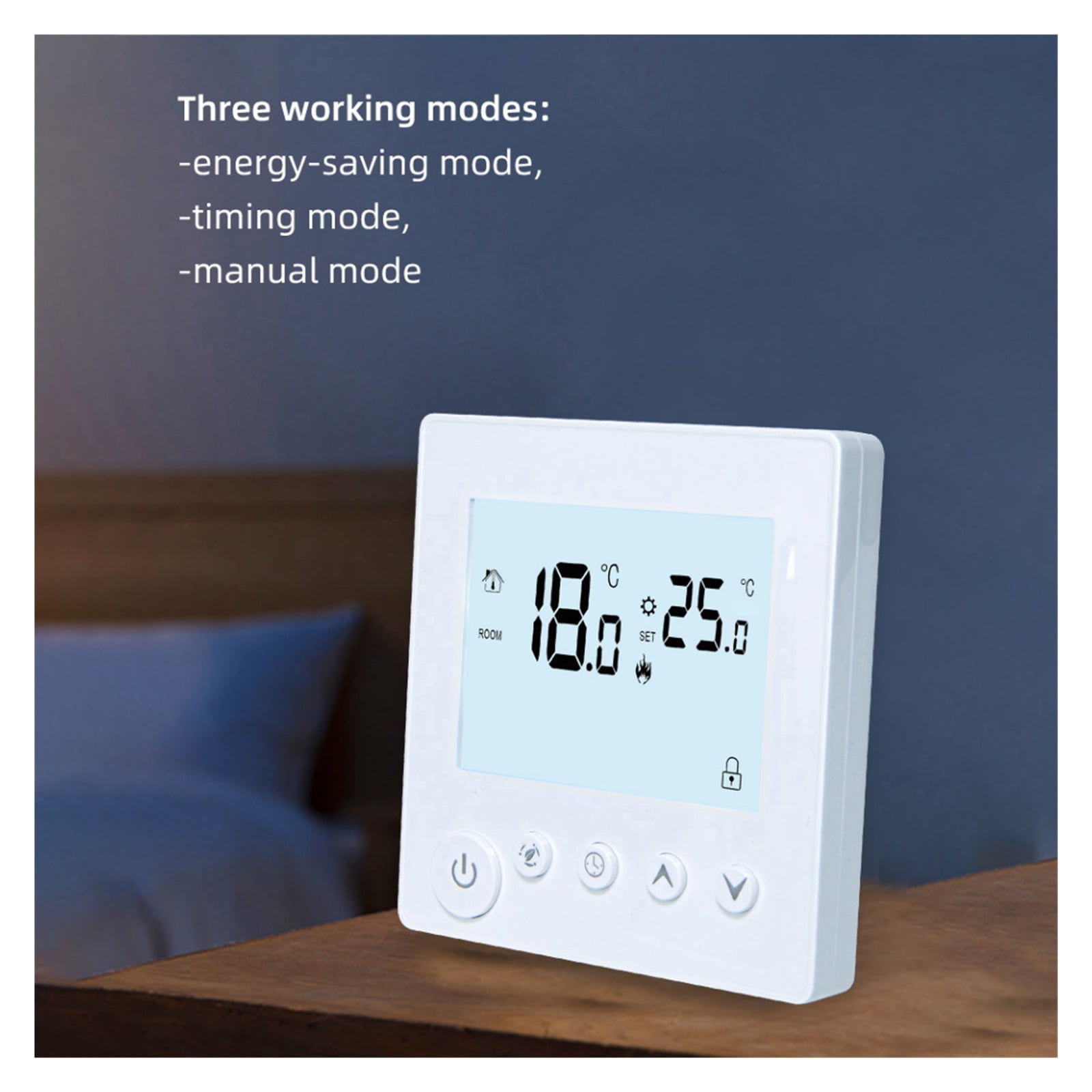 Tuya Smart Thermostat, Electric Floor Heating Water/Gas Boiler, Temperature Remote Control