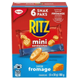 thumbnail image 2 of Ritz Bits Cheese Sandwich Cracker Snack Pack, 180g (2 Pack), 2 of 7