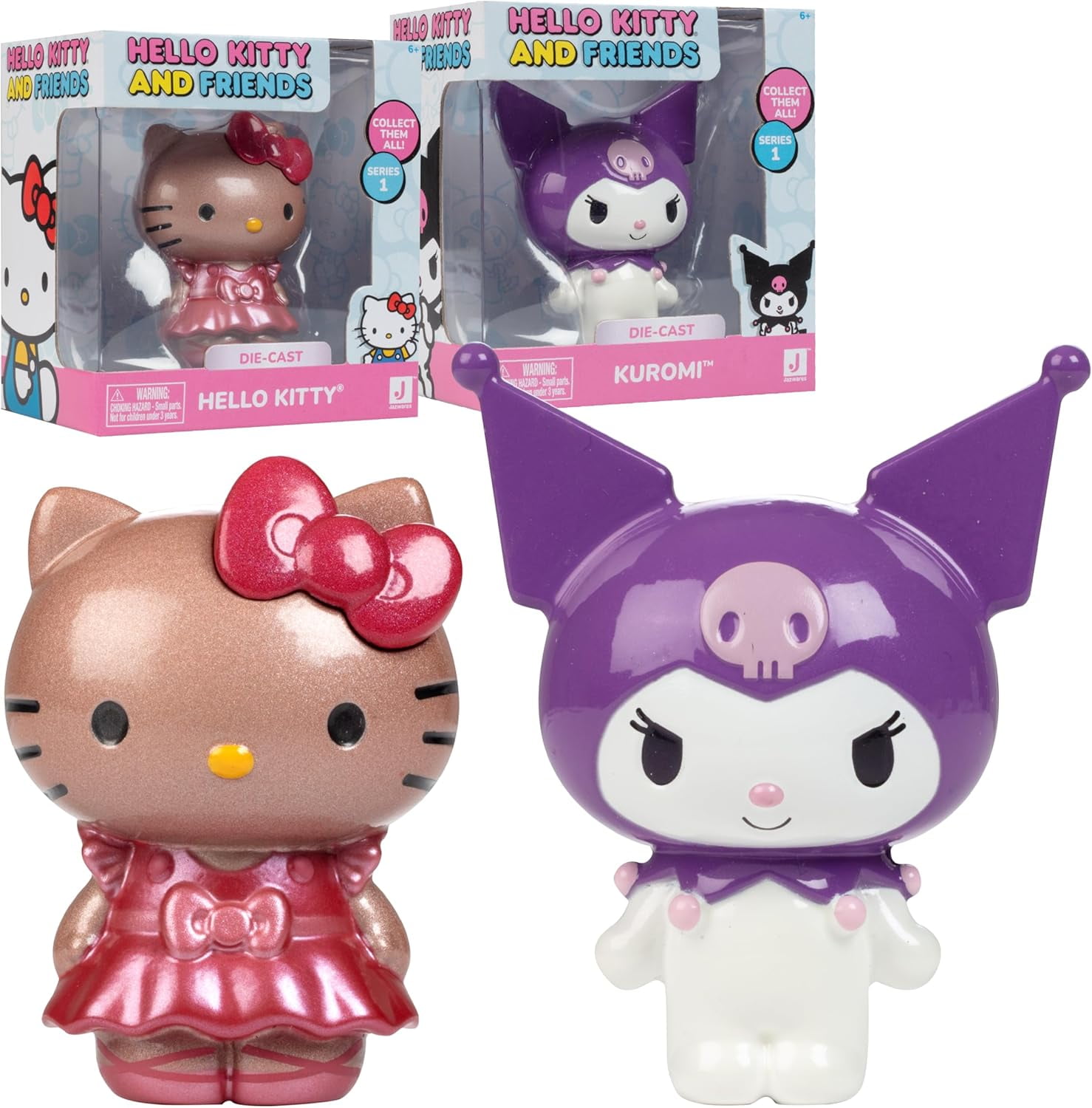 ひーちゃん商品Rady Hello Kitty ボトル 2個セット Hello Kitty, Die-Cast Figures, 2-Pack, Series 1, Mini Toy