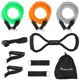 thumbnail image 1 of Juego de 10 bandas de resistencia con fundas protectoras de nailon elásticas, 1 of 8