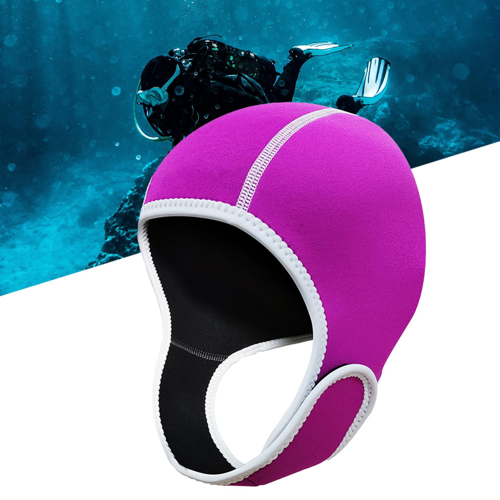 Scuba Diving Hood 2mm Neoprene Wetsuit Hood, Keep Warm with Chin Strap Ear Protective Thermal