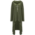 thumbnail image 2 of Pullovers Décontractés à Manches Longues Imprimé Ourlet Irrégulier pour Femmes, 2 of 3