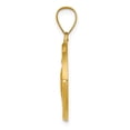 thumbnail image 2 of 14K Yellow Gold Charm Pendant Themed Flat Back Satin 26.4 mm 18.7, 2 of 4