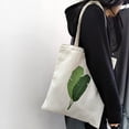 thumbnail image 4 of Jusqu'à 65 % de Rabais Sacs à Bandoulière pour Femmes en Toile Imprimée Feuille de Bananier Sacs de Magasinage à Poignée, 4 of 8