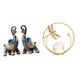 thumbnail image 1 of Escultura De Elefante De Resina Moderna Con Forma De Bola De Cristal, Adorno Artístico, Artesanía Coleccionable Para Escritorio, Estantería, Hogar, Oficina, Pasillo, Chimenea, Dormitorio,, 1 of 8