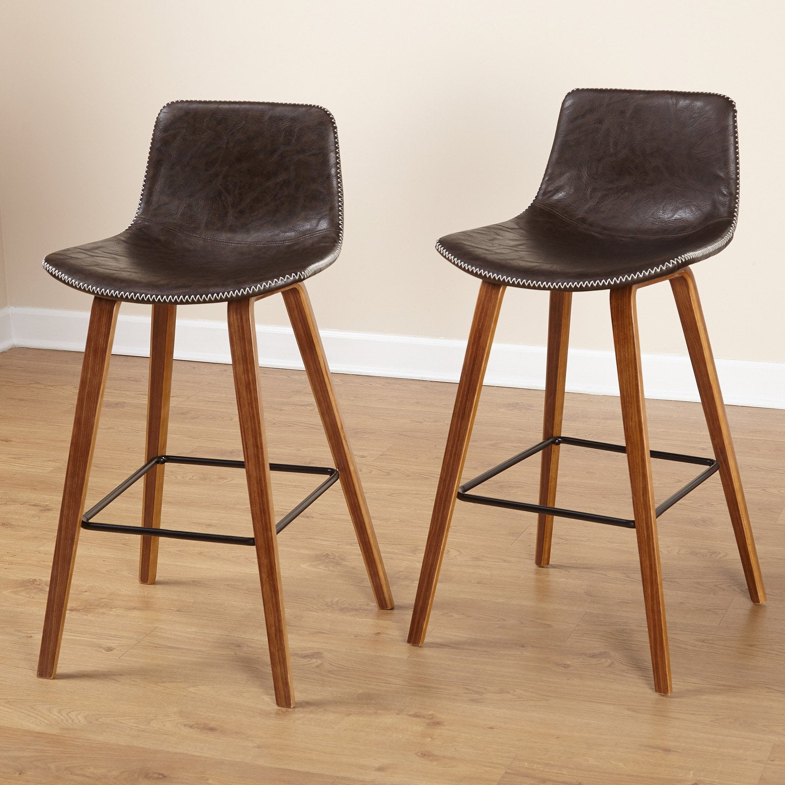 extra tall leather bar stools