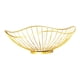 thumbnail image 1 of Cesta de alambre de metal multiusos para frutas, dulces, postres, verduras modernas Oro, 1 of 7