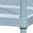 thumbnail image 3 of Design Ideas MeshWorks 3-Tier Metal Storage Shelving Unit Rack, Blue, 3 of 3