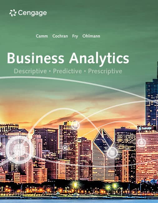 Pre-Owned Business Analytics: Descriptive - Predictive - Prescriptive (Mindtap Course List) Paperback