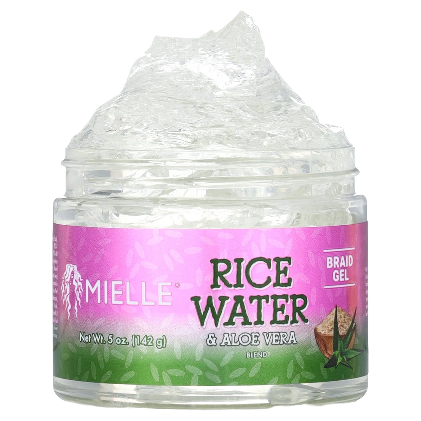 Mielle Rice Water & Aloe Braid Gel 5 oz