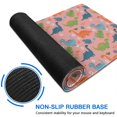thumbnail image 6 of Long Mouse Pads for Desk,Pink Dinosaur Floral Pattern Desk Mats on Top Of Desks, Desk Mouse Pad Extra Large with 3mm Non-Slip Base and Stitched Edge for Gaming,Office,Work,Home 47.3"x23.6", 6 of 6