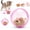 Pink-A, variant on Interactive Cat Toys for Indoor Cats: Self-Rolling Mouse Ball Toy (Blue-C) | • 360-Degree Automatic Rolling • Durable & Scratch-Resistant Shell • Ideal for Bored Adult Cats