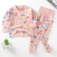 thumbnail image 3 of Conjunto de ropa interior para niños Ropa de otoño de algodón para bebés Pantalones de otoño para niños y niñas Pijamas de primavera y otoño Pantalones de protección abdominal de cintura alta Ropa de, 3 of 6