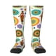 thumbnail image 1 of Fotbe Beautiful African Womens Calcetas Divertidas Estampadas para Hombre y Mujer, Calcetas de Algodón hasta la Rodilla para Caminar, Correr, Enfermería y Embarazo, 1 of 6