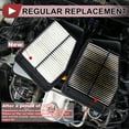 thumbnail image 4 of Filtro de aire del motor Unique Bargains Elemento de filtro de aire No.16546AA140 para Subaru B9 Tribeca 2006-2007 1 Pc Larga vida para automóvil, 4 of 7
