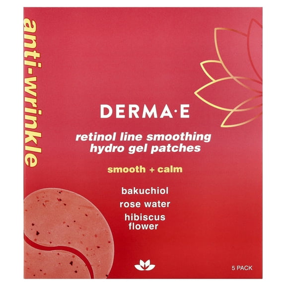 Derma E Natural Skare 158489 Anti Wrinkle Retinol Hydro Gel Patches - 5 Count