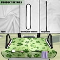 thumbnail image 6 of Yuyamidu Green Leaves Golf Cart Seat Covers St. Patrick's Day Golf Cart Seat Towel Blanket with Pockets Keep Seat Comfortable and Clean Universal Accessories for Club Car and More 2-Seat Carts, 6 of 7