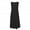 Sky Blue, variant on SHOPESSA Women's 2022 Summer Cotton Casual Solid Color Dresses Sleeveless Round Neck Bohemian Mid-Length Sundresses