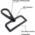 thumbnail image 4 of 15 Pcs Purse Hardware Heavy Duty Swivel Snap Hooks D Rings for Purse and Tri-glide Slide Buckles for Bag Making, 4 of 5