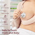 thumbnail image 5 of Momcozy 999 Silver Perforated Nursing Cups for Breastfeeding Essential, Regular Size, 5 of 8