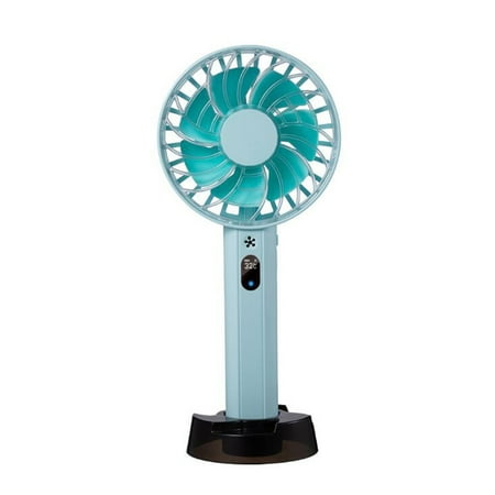 

AURIGATE Mini Portable Fan 2021 Portable Usb Digital Display Negative Ion Handheld Fan Temperature Display