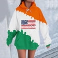 thumbnail image 2 of Bovemsi Sweatshirt for Women St.P Day Fall Tops Graphic Long Sleeve Shirts Print Pullover Comfort Hoodie, 2 of 4