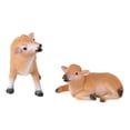 thumbnail image 2 of Cattle Figurine Crafts,Cows Figurines Resin Hand Mini Animals Cows Figurines Calf Ornament Solid Performance, 2 of 14