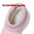 thumbnail image 4 of ulogu Women Snow Boots Winter Shoes Slip On Boots for Women Waterproof Booties Comfortable Outdoor Anti Slip Shoes (Women Size 8, Pink), 4 of 7