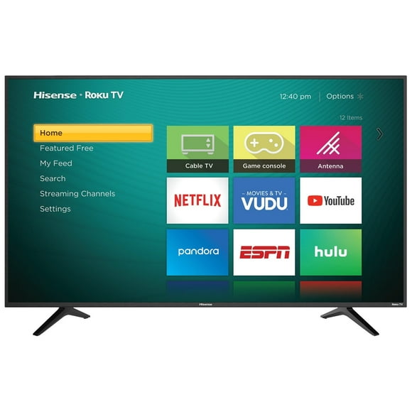 Refurbished - Hisense 43" Class 4K Ultra HD (2160P) HDR Roku Smart LED TV (43R6E)