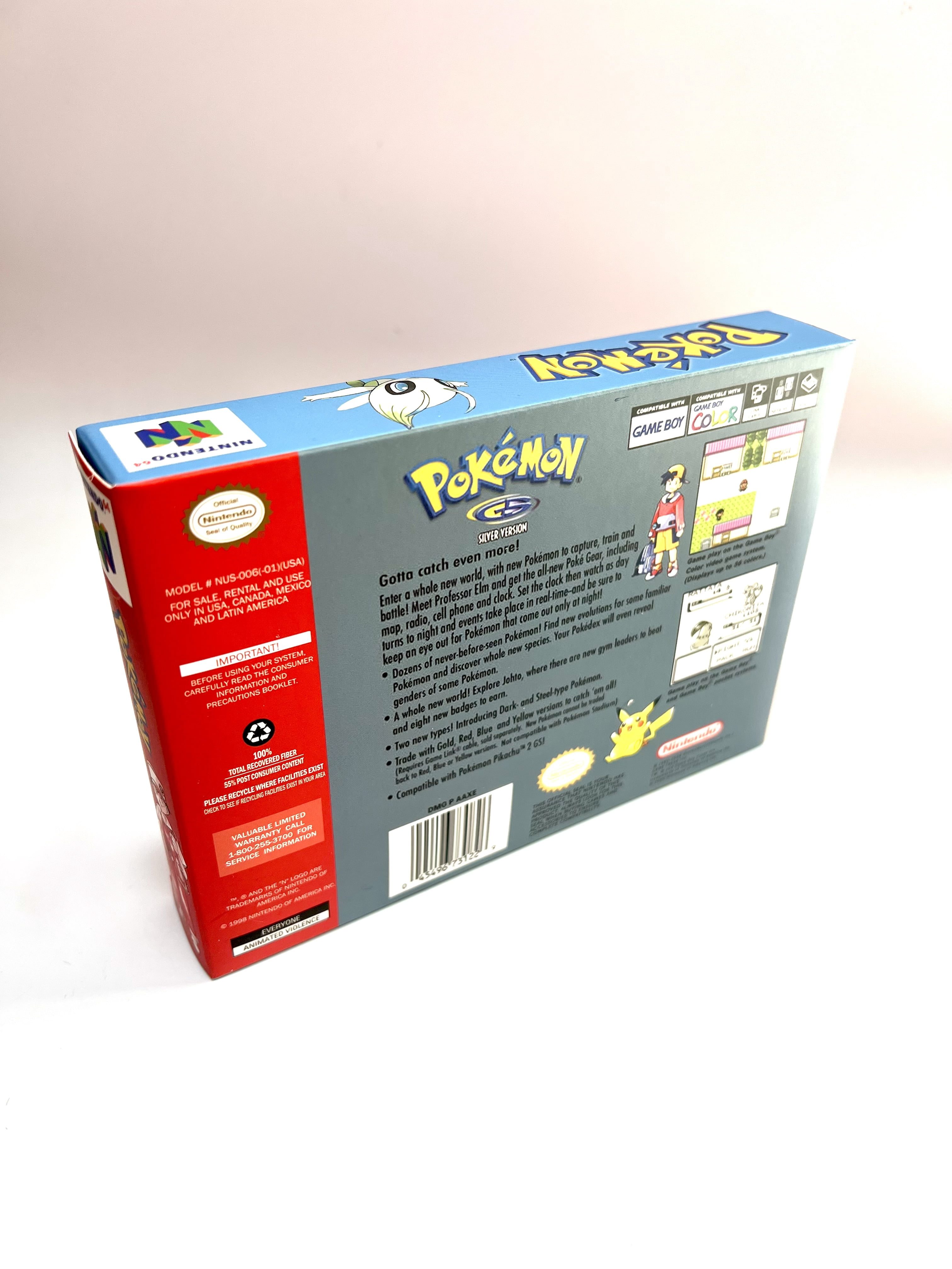 Pokemon Silver N64 (Playable Game)