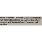 Elanco Tapeworm Dewormer (Praziquantel Tablets) for Dog & Puppies, 5-Count