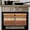 orange, variant on Farmhouse Yellow Brown 1 Pack Kitchen Towel, Water Absorbent Dish Towel, Vintage Wooden Striped Decorative Hand Towels - Quick Drying Cloth for Cooking Baking, 18x28 Inch