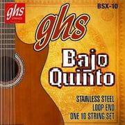 GHS BSX10 Stainless Steel Bajo Quinto, 10-String Set