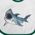 thumbnail image 4 of Inktastic Great White Shark Boys or Girls Baby Bib, 4 of 4