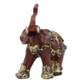 thumbnail image 4 of Ebros Thai Buddhism Decorated Feng Shui Elephant With Trunk Up Left Facing Figurine, 4 of 7