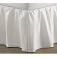 thumbnail image 2 of Laura Ashley  White Cotton Ruffled 15-inch Drop Bedskirt, 2 of 3