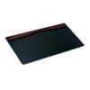 Burgundy Leather 34 X 20 Top-Rail Desk Pad