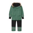 thumbnail image 4 of uikmnh Fall Romper Boys All Weather Thermal Ski Snowsuit Windproof Winter Warm Removable Hood Softshell Outdoor Mud Overall Jumpsuit Size:2-3 Years, 4 of 6