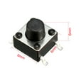 thumbnail image 4 of Uxcell 6x6x6mm  PCB Surface Mounted Devices SMT Momentary Tactile Tact Push Button Switch 21PCS, 4 of 4