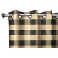 thumbnail image 2 of Grommet Blackout Curtain Poplin Buffalo Checkered 56" Wide Curtain, 2 of 11