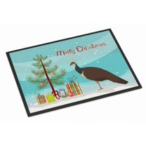 Caroline's Treasures BB9294JMAT Indian Peahen Peafowl Christmas Door Mat, Indoor Rug or Outdoor Welcome Mat 24x36