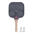 thumbnail image 3 of Egg Frying Pan, Wide Compatibility Heat Sensitive Silicone Pancake Frying Pan  For Gas For Hamburger 4 Holes,3 Holes, 3 of 8