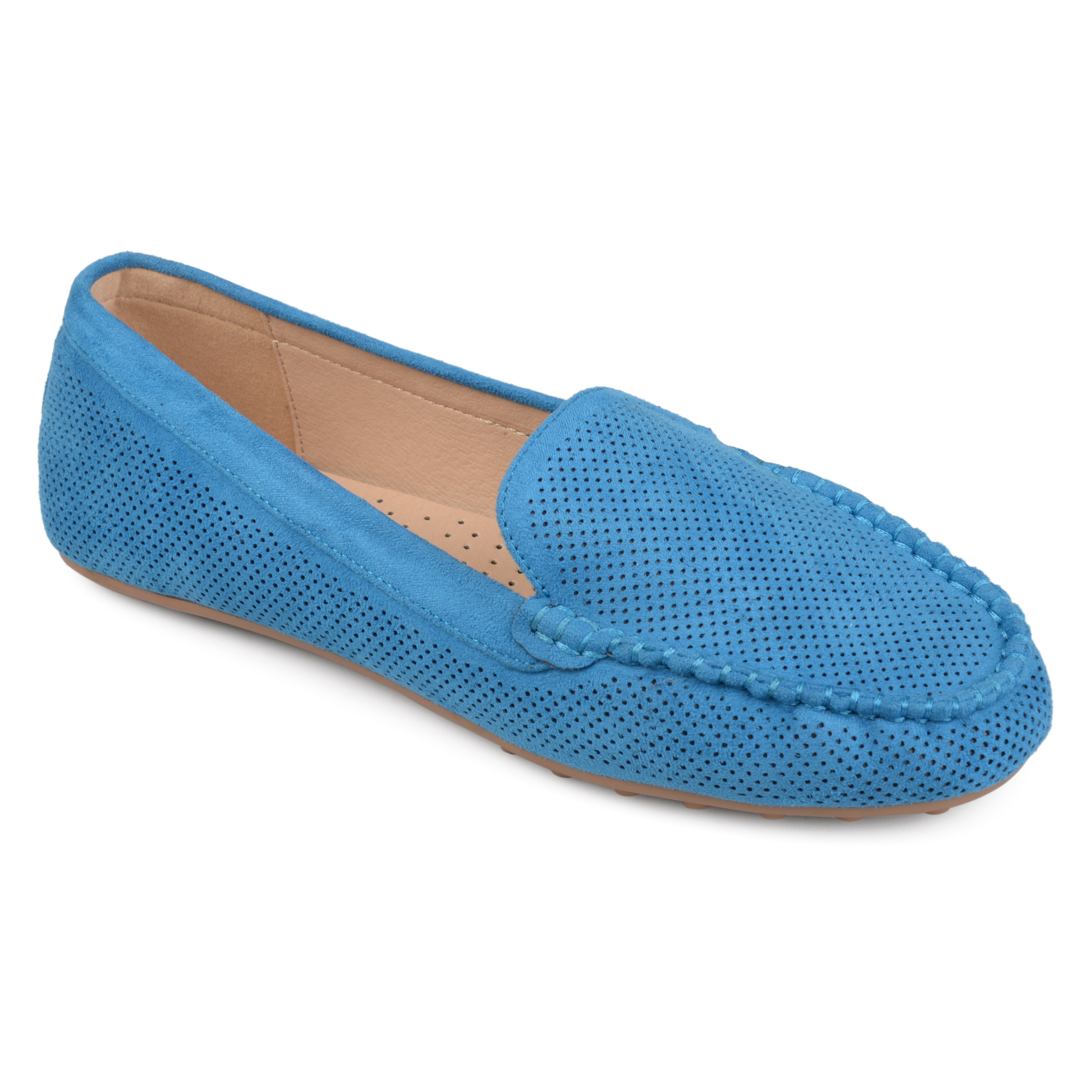 Journey & Crew Womens Comfort Insole Perforated Detail Loafer