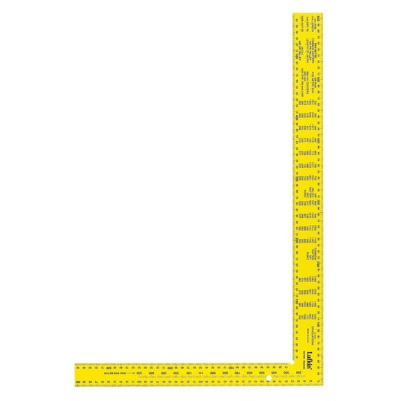 Cresent Lufkin Rafter Square High Grade Tempered Steel Yellow LRS24 600x400mm