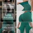 thumbnail image 2 of VASLANDA Women's High Waist Yoga Pants Tummy Control Workout Ruched Butt Lifting Stretchy Leggings Textured Booty Tights, 2 of 6