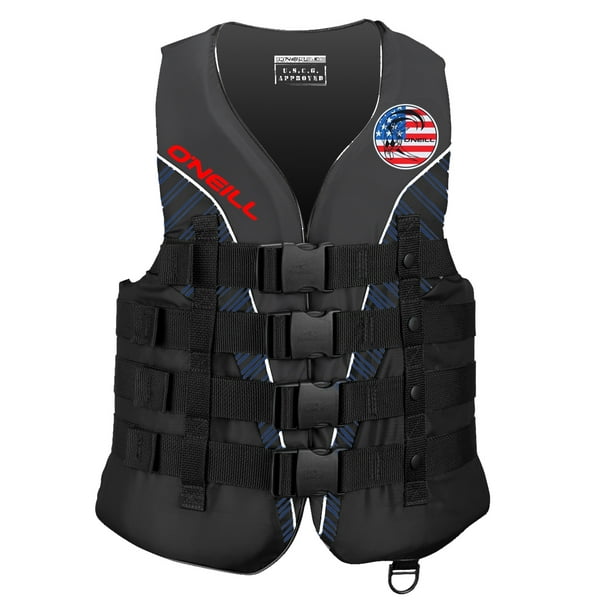 O'Neill Mens Superlite Life Vest US Coast Guard Approved Nylon