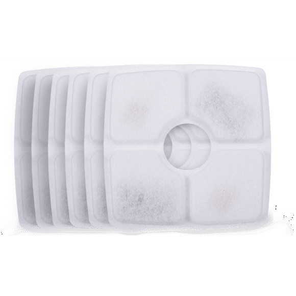 Yeacher Cat Water Fountain Filters Replacement Filters for Cat Water Fountain 6PCS