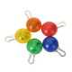 thumbnail image 2 of 4 colgantes amarillos con purpurina para perros, colgantes con luz LED para perros, placas de identificación para mascotas., 2 of 5