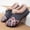 Gray, variant on Women's Casual Flats, Ethnic Embroidery Fuzzy Fabric Winter Comfort Shoes Green 9.5